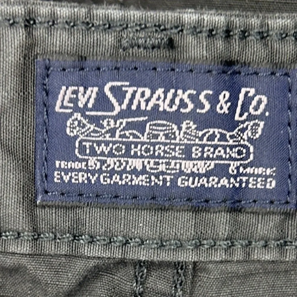 Levi's Cargo Shorts W32 Men's Black Ripstop Cotton Utility Pockets 23251-0060